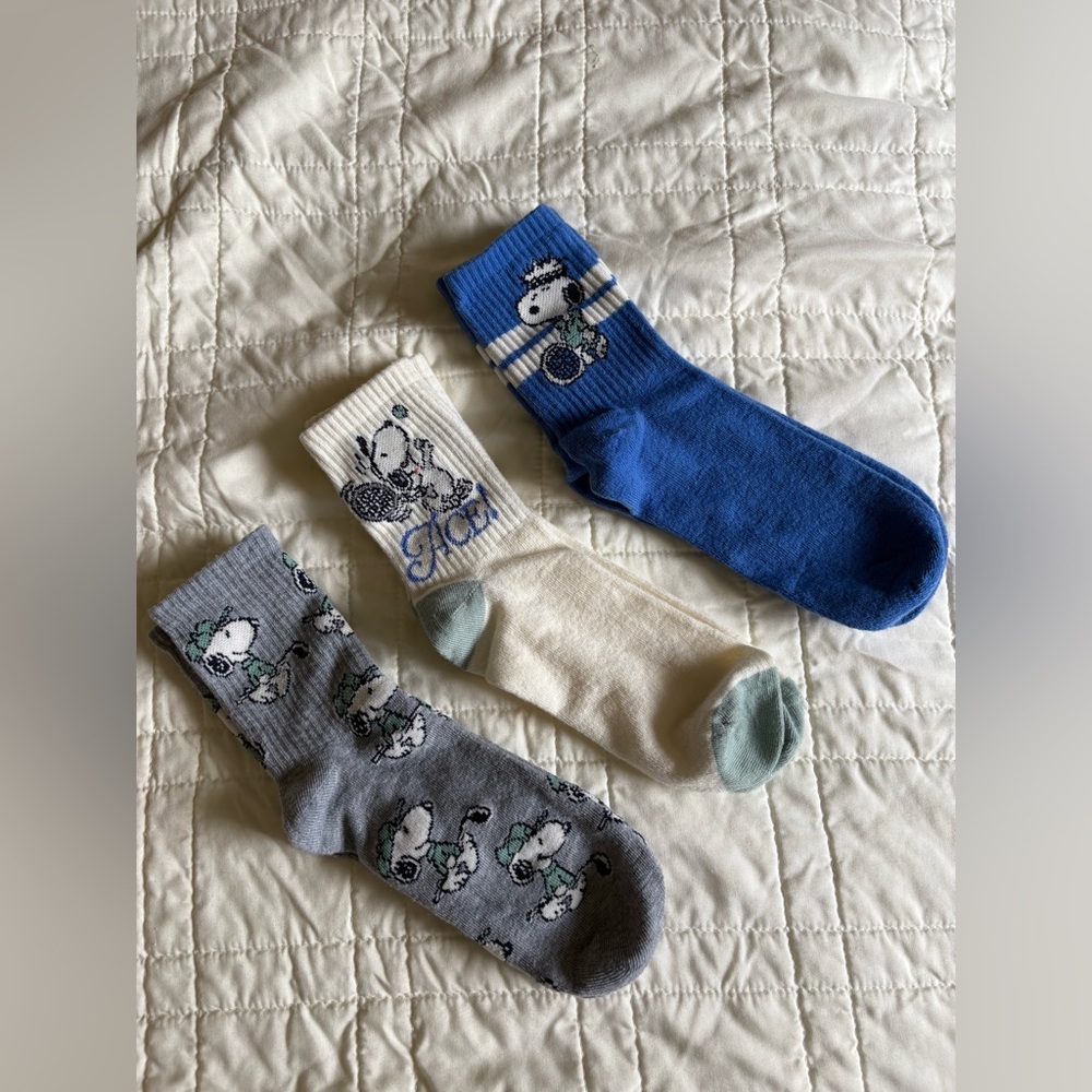 Snoopy Crew Socks